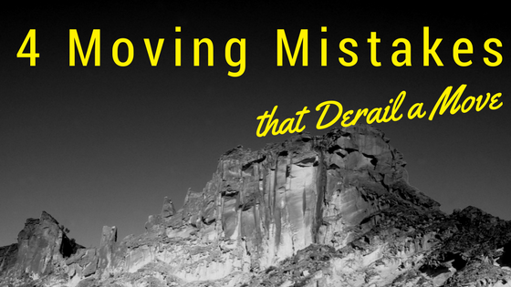 Excel Moving - Moving Mistakes
